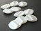 10 20mm White Flat Round Vintage Cultura Pearls Plastic Coin Beads